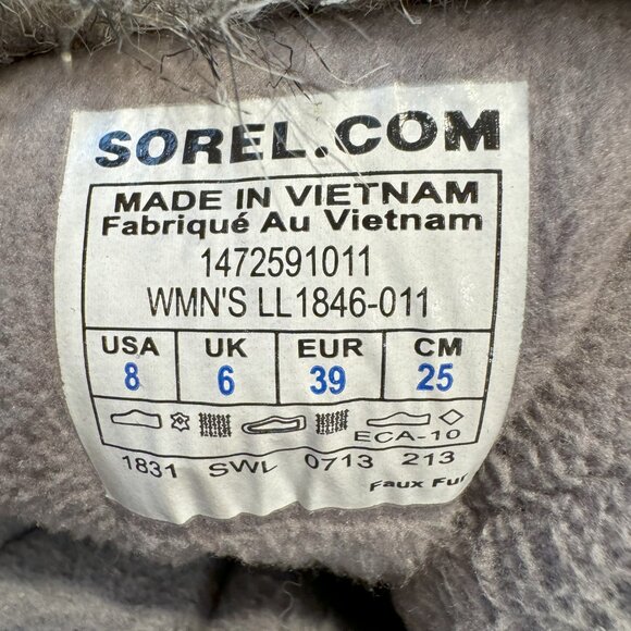 Sorel Women's Waterproof Winter Boots - Size 8 - Picture 5 of 5